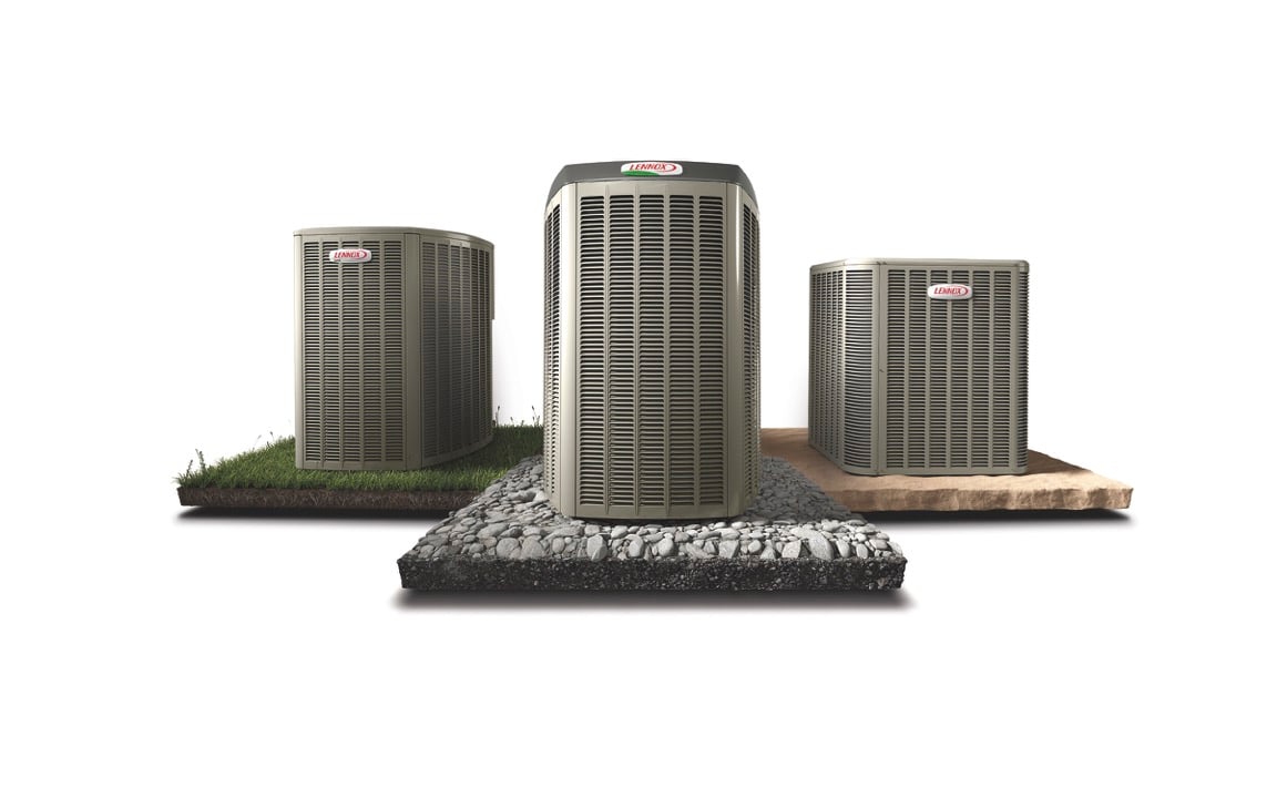 Different sizes of AC units