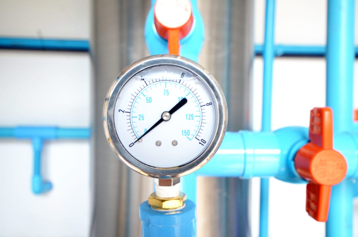 Water pressure gauge